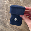 Vintage 14k White Gold Diamond Beautiful Engraved Fleur De Lis Ring - Video showing the piece