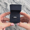 Vintage 14k Yellow & White Gold .87ct Blue Sapphire Diamond Superb Dazzling Trio Ring - Video showing the piece