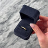 Estate 14k Yellow Gold Diamond Classic Solitaire Band Ring - Video showing the piece