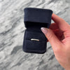 Vintage 14k White Gold Diamond Dazzling Classic Band Ring - Video showing the piece