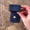Vintage 14k Yellow & White Gold Old Mine Cut Diamond Scalloped Square Cluster Ring - Video showing the piece