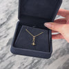 Antique 14k Yellow Gold Old Mine Cut Diamond Lovely Black Enamel Charm / Pendant - Video showing the piece