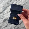 Vintage 14k Yellow Gold Bold Organic Flowing Ring - Video showing the piece