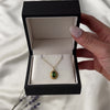 Antique 14k Yellow Gold 1.38ct Green Tourmaline Elegant Charm Pendant - Video showing the piece