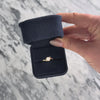 Vintage 10k Yellow Gold Pearl Diamond Dainty Bypass Ring  - Video showing the piece