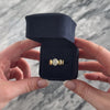 Estate Italian Heavy 18k Yellow Gold .451cttw Diamond Bubble Band Ring - Video showing the piece