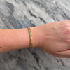 Antique 14k Yellow Gold Geometric Wheat Motif Link Bracelet - Video showing the piece