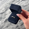 Vintage 14k Yellow Gold .58cttw Tanzanite Pastel Purple Oval Line Ring - Video showing the piece
