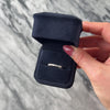 Estate Platinum Diamond Alternating Baguette Round Line Band Ring - Video showing the piece