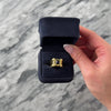 Vintage Heavy 18k Yellow Gold .97ct Iolite Dual-Texture Sculptural Sugarloaf Ring - Video showing the piece