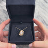Vintage 14k Yellow Gold 1.91ct Opal Diamond Organic Iridescent Cabochon Small Pin / Pendant - Video showing the piece