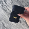Vintage Heavy 18k Yellow Gold Diamond Pretty Textured Buckle Ring - Video showing the piece