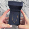 Vintage 10k Yellow Gold 1.8mm Everyday Cable Chain - Video showing the piece