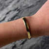 Vintage Italian 14k Yellow Gold Omega Chain Bracelet - Video showing the piece