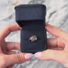 Vintage 14k Yellow Gold .83cttw Amethyst Lively Mixed-Cut Bypass Ring 6.75