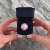 Vintage Oversized 14k Yellow Gold 26.56ct Lavender Jade 1.86cttw Ruby Diamond Ring - Video showing the piece