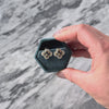 Vintage 18k White & Yellow Gold 1.5cttw Sapphire .52cttw Diamond Incredible Quatrefoil Earrings - Video showing the piece