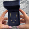 Vintage Italian 14k Yellow Gold Anchor Link Necklace - Video showing the piece