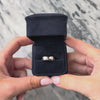 Vintage Platinum Diamond Sleek Modern Inset Band Ring 6.50
