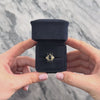 Vintage 14k Yellow Gold 1.8cttw Blue Sapphire Diamond Glittering Star Halo Ring - Video showing the piece