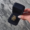 Vintage 14k Yellow Gold .376cttw Diamond Fantastic Modernist Geometric Ring - Video showing the piece