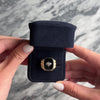 Heavy Vintage 10k Yellow Gold Diamond Onyx Signet Statement Ring - Video showing the piece