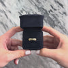 Vintage 14k Yellow Gold .57cttw Green Sapphire Heart-Detail Flashing Line Ring - Video showing the piece