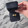 Vintage Heavy 18k Yellow Gold Blue Sapphire Diamond Elegant Ring  - Video showing the piece