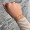 Vintage Italian 14k Yellow Gold Adorable Puffy Heart Bracelet - Video showing the piece