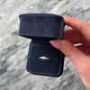 Antique Art Deco Platinum Old Mine Cut Diamond Dainty Sleek Bezel-Set Milgrain Decorated Ring - Video showing the piece