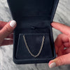 Vintage 14k White Gold Textured Link Necklace - Video showing the piece