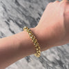 Vintage Italian 18k Yellow Gold Unusual Dimensional Link Bracelet - Video showing the piece