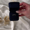 Vintage 10k Rose Gold Diamond Alternating Band Ring - Video showing the piece