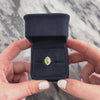 Vintage 14k Yellow Gold .67ct Jade Pearl Artistic Navette Halo Ring - Video showing the piece
