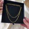 Vintage Fratelli Terziani Italian 18K Yellow Gold Paperclip Chain / Necklace 32" - Video showing the piece