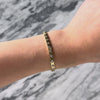 Vintage 14k Yellow Gold 1.88cttw Diamond Lovely Geometric Line Bracelet - Video showing the piece