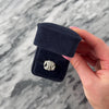 Vintage 14k White Gold .88cttw Diamond Wide Abstract Milgrain-Detail Ring - Video showing the piece