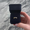 Vintage 14k Yellow Gold Diamond Brilliant Tapered Shoulder Solitaire Ring - Video showing the piece