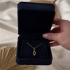 Antique Art Deco 14k Yellow Gold Onyx Synthetic Ruby Pearl Border Pendant - Video showing the piece