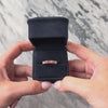 Estate 14k Rose Gold Ruby Arched Floral Adorned Band Ring - Video showing the piece