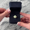 Vintage 14k Yellow Gold 4.5ct Jade Swirling Navette Ring - Video showing the piece