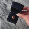 Antique 10k Yellow Gold 5.08ct Carnelian Diamond Art Deco Ring - Video showing the piece