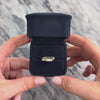 Vintage 14k Yellow & White Gold Blue Sapphire Diamond Duo Geometric Arc Ring - Video showing the piece