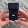 Vintage 14k Yellow Gold Diamond Belcher Set Solitaire Ring - Video showing the piece