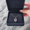 Antique 14k Yellow Gold 6.5ct Amethyst Incredible Pastel Oval Charm / Pendant - Video showing the piece