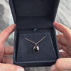 Antique 18k Rosy Yellow Gold 4.23ct Green Tourmaline Flashing Oval Pendant - Video showing the piece