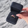 Vintage Heavy 14k Yellow Gold Ruby Diamond Fabulous Marquise Ring - Video showing the piece