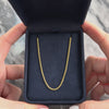 Vintage Italian 14k Yellow Gold Sophisticated Foxtail 1.7mm Chain - Video showing the piece