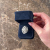Vintage 14k White Gold 1.9cttw Diamond Incredible Marquise Bursting Firework Ring - Video showing the piece