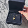 Vintage Italian 14k Yellow Gold Whimsical Crescent Moon Charm / Pendant - Video showing the piece